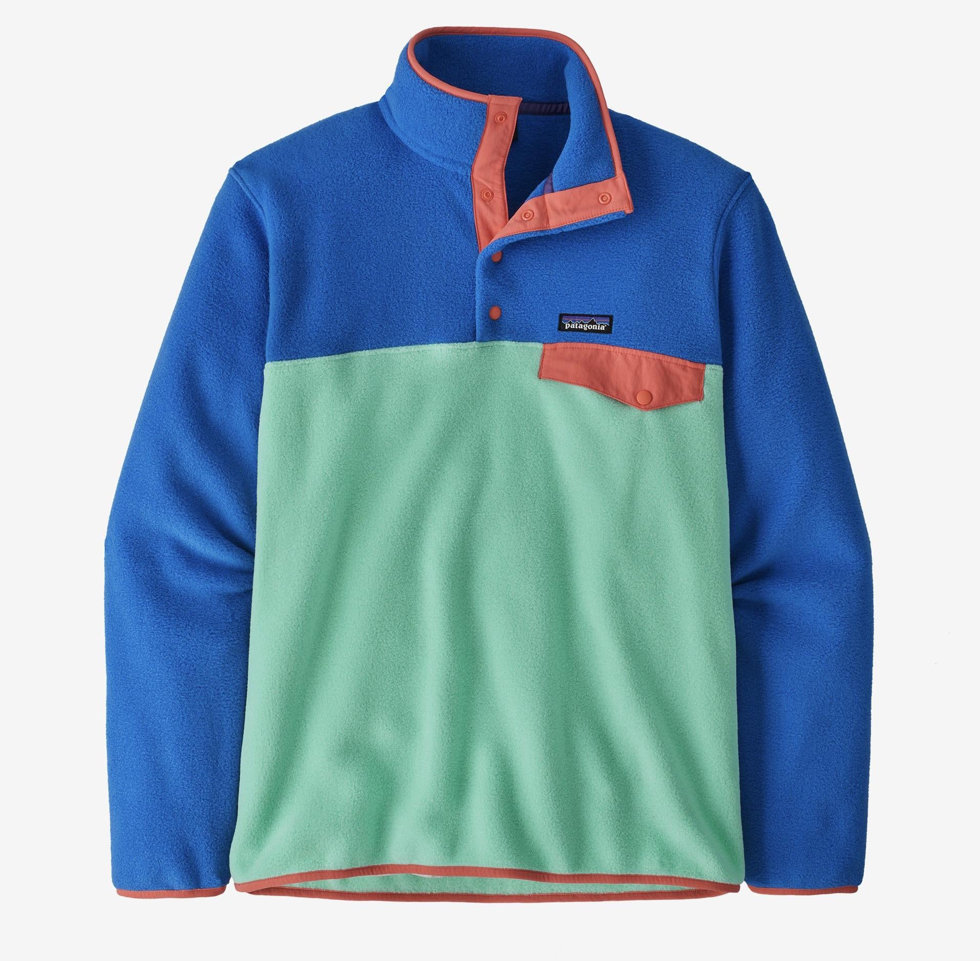 Patagonia sale Men's Synchilla® Snap-T® Fleece Pullover XLarge Blue-Beige Fall 2014