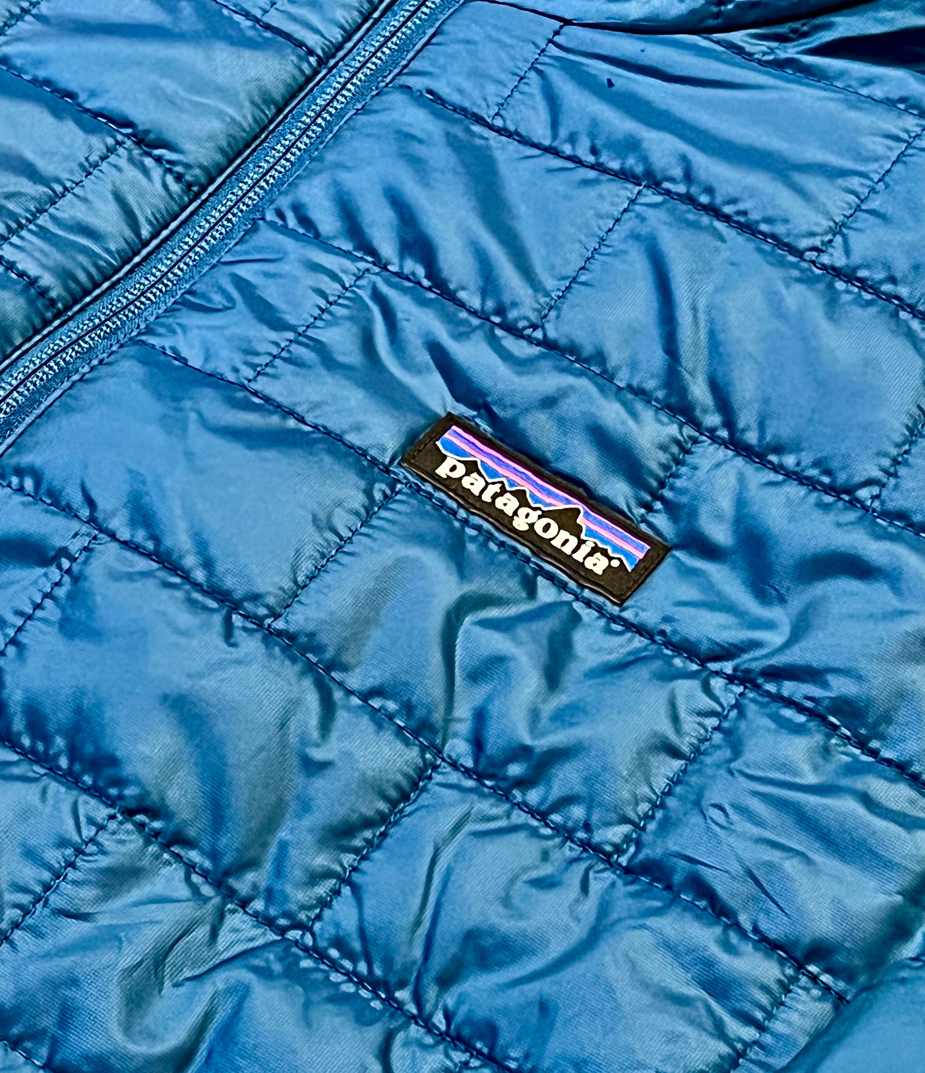 Patagonia NWOT Nano Puff Jacket Glass Blue Medium Windproof Water Resistant 2024 Blue