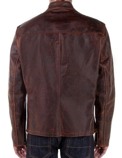 Schott unlined clearance cafe racer jacket